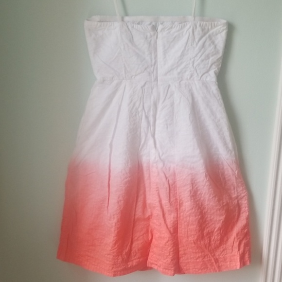 J. Crew Lorelei Ombre Strapless Dress - Size 4. - Picture 5 of 8